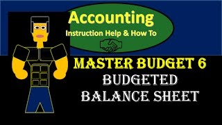 Famous 2200.60 Master Budget 6 Budgeted Balance Sheet Profile
