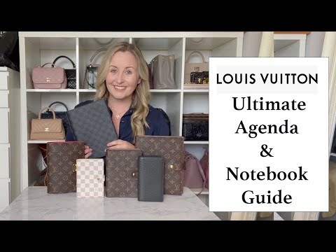 Which Louis Vuitton Agenda should you buy- Ultimate Guide, sizes and  materials comparison PM, MM, GM 