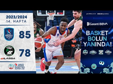 Garanti BBVA | Anadolu Efes (85-78) Darüşşafaka Lassa - TSBSL - 2023/24