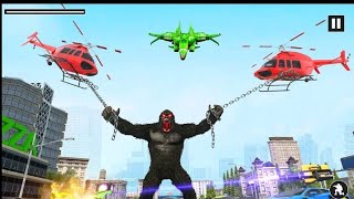Gorilla attack in city game offline games new game dengerous mood gorilla attack' screenshot 4
