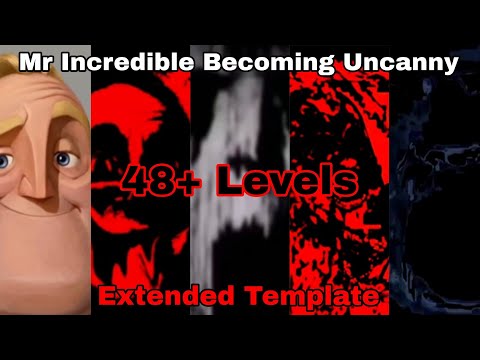 Mr Incredible Becoming Uncanny || Extended Template (48+ Stages) - YouTube