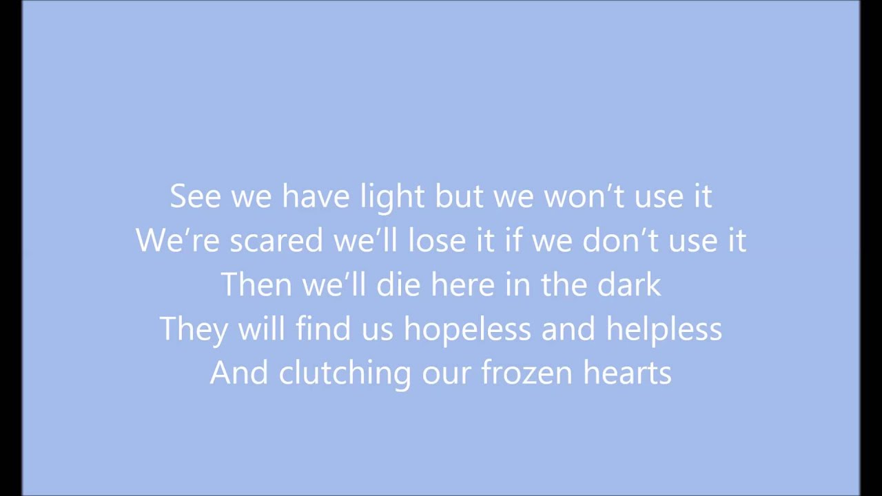 Passenger - Underwater Bride (Lyrics on screen)