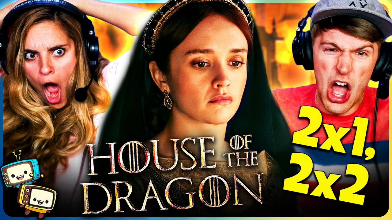 HOUSE OF THE DRAGON 2x1 & 2x2 Reaction! | Game of Thrones | Matt Smith | Emma D'Arcy | Olivia Cooke