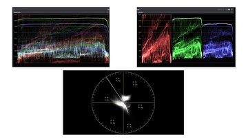 How to read Waveform RGB Parade and Vectorscope for use in color grading