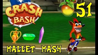 Crash Bash - Wumpa 51: Mallet Mash (Trophy/Gem/Crystal Challenge)