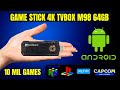 Novo Game Stick &amp; TV Box M98 do AliExpress com Android e 10 Mil Games