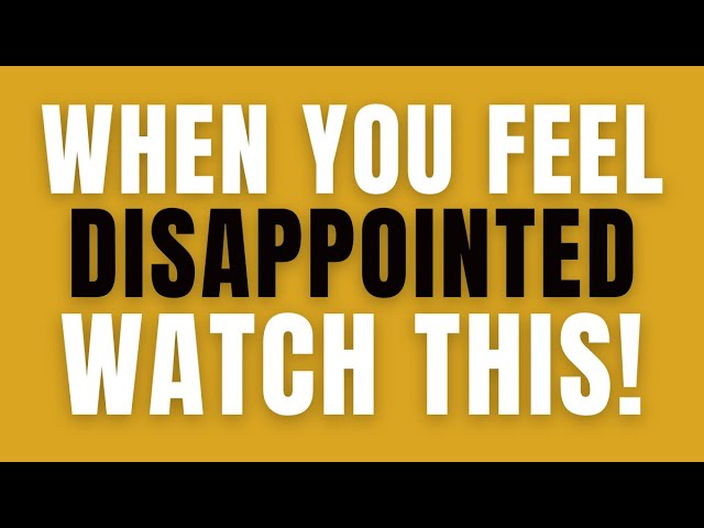 How to stop being disappointed in yourself  | CPTSD and Trauma Healing Coach