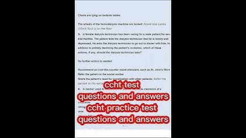 ccht test questions and answersccht practice test