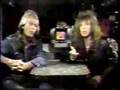 Joey Tempest & Ian Haugland  - MTV Guest VJs 1987