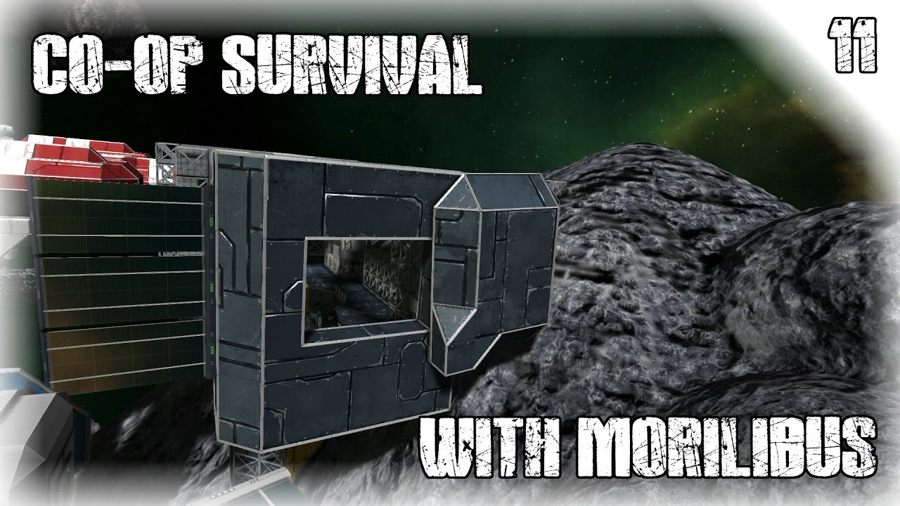 Space Engineers co op survival EP 11 "Hangar door and OP jetpack" - YouTube