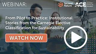 From Pilot to Practice Institutional Stories from the Carnegie Elective Classification for Sustainab