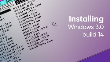 Installing Windows 3.0 Debug Release 1.14