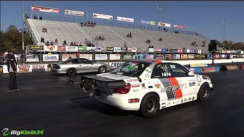 8-Second Subaru AWD Monster Blasts Out of the Hole - White Bullet in Action