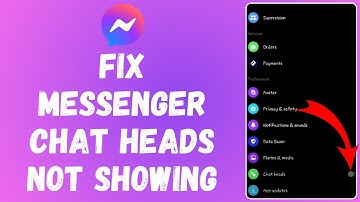 How to Fix Messenger Chat Heads Not Showing 2024 | Solve Messenger Chat Heads Not Showing