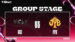 IMPACT | SGJ vs JY Bacolod Esports - Group Stage | SUMMER 2026