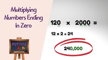 How To Multiply Numbers Ending In Zero