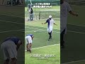 インカレ2023｜男子個人戦ダブルス決勝マッチポイント