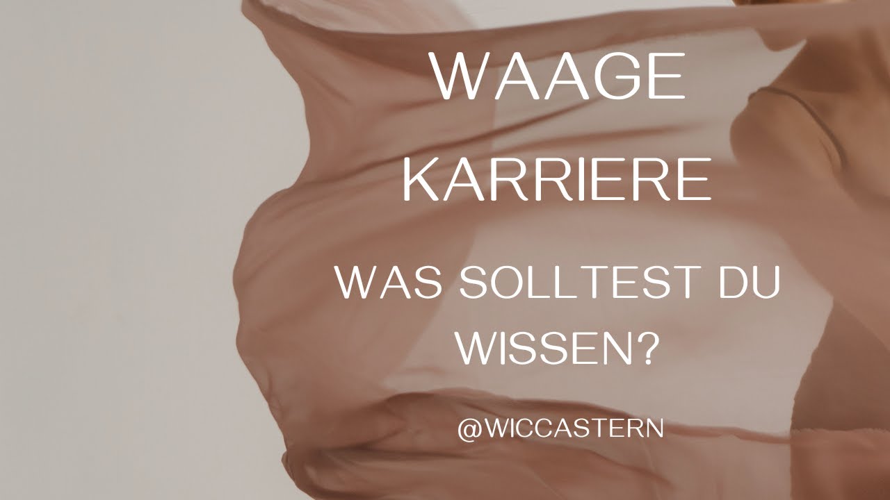 WAAGE Tarot | KARRIERE | WAS MUSST DU WISSEN?