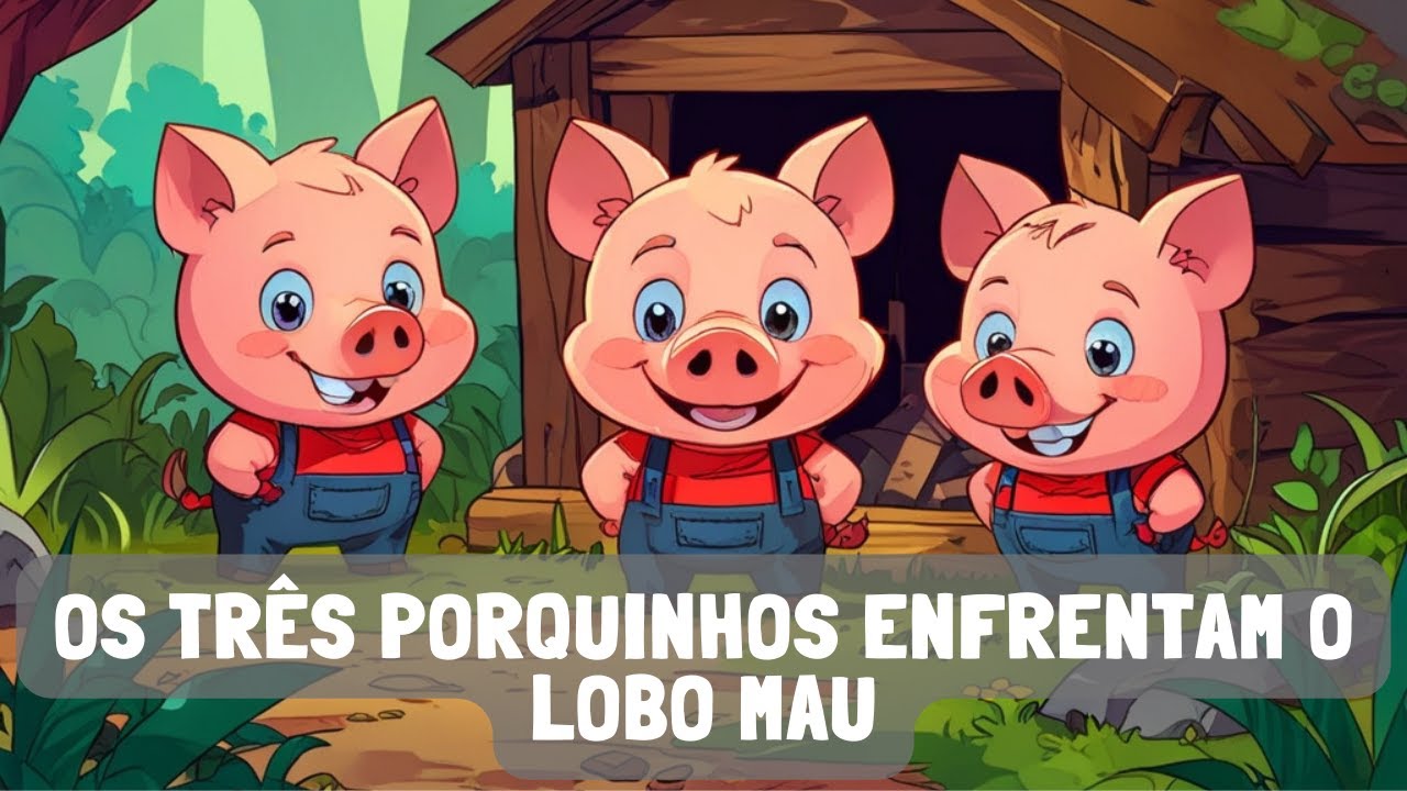 Os três porquinhos contra o lobo mau | Historia para dormir | Conto ...
