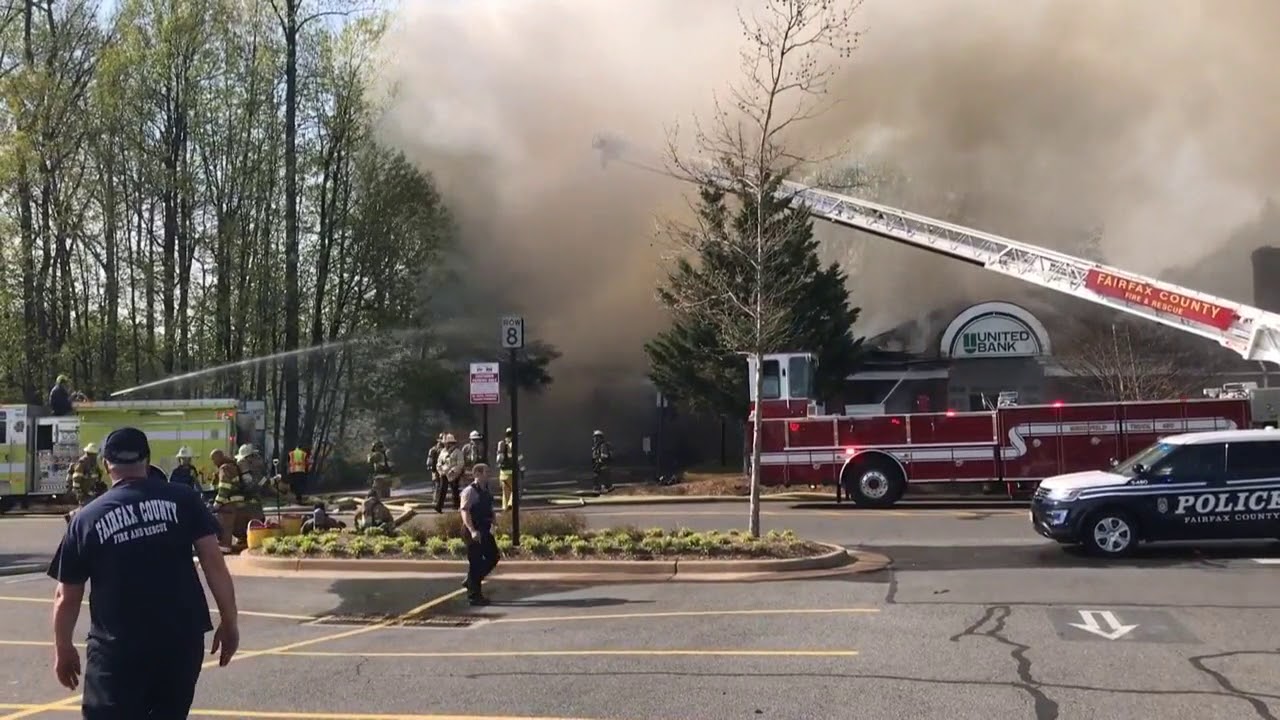 Multi-Alarm Fire at a Bank in Fairfax Co., VA | May 2, 2018