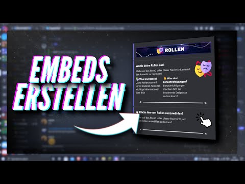 DISCORD EMBED MESSAGE ERSTELLEN und PROGRAMMIEREN | Tutorial