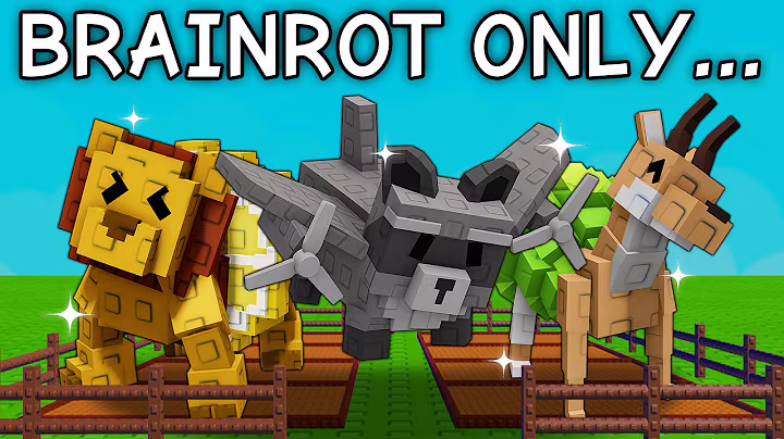 Starting Over With Only BRAINROT Pets in Grow a Garden
