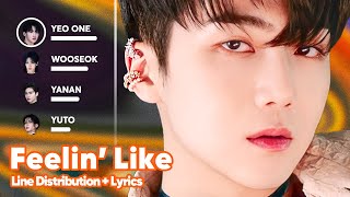 Pentagon - Feelin Like Line Distribution Lyrics Karaoke Patreon Requested