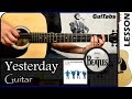 How to play yesterday   the beatles  guitar lesson   guitabs 017 b
