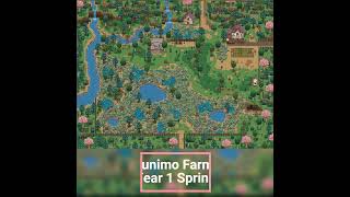 Stardew Valley Meadowlands Farm Timelapse - Year 1 Spring & Summer - Junimo Farm!  #stardewvalley