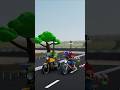 😅Green Hulk Spider-Man And Red Hulk Motorcycle Racing! #Shorts #Marvel #Hulk