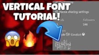 How To Get Vertical Letters , Crazy Fonts, & Hidden Emojis On Xbox 🔥 • Look Like A Booter 😈