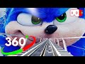 🔴VR 360° Sonic The Hedgehog Roller Coaster for Virtual Reality