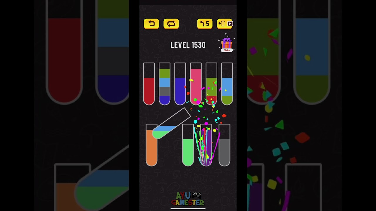 Water Sort Puzzle Level 1530 is a GALACTIC CORE! 🌌 Center of Power 