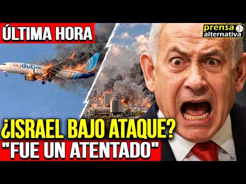 Emergencia en Tel Aviv! Israel declara guerra por avión secuestrado! Falsa bandera?? Culpan a Irán??