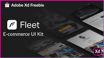 Adobe Xd Freebie - Fleet E-commerce UI Kit
