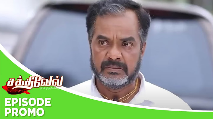 Sakthivel | Episode Promo | 22nd May 2025