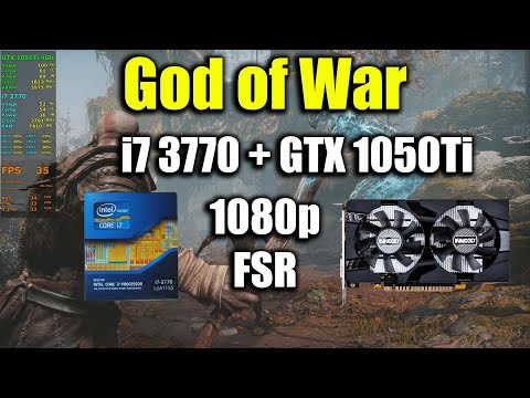 God of War - i7 3770 + GTX 1050Ti - YouTube