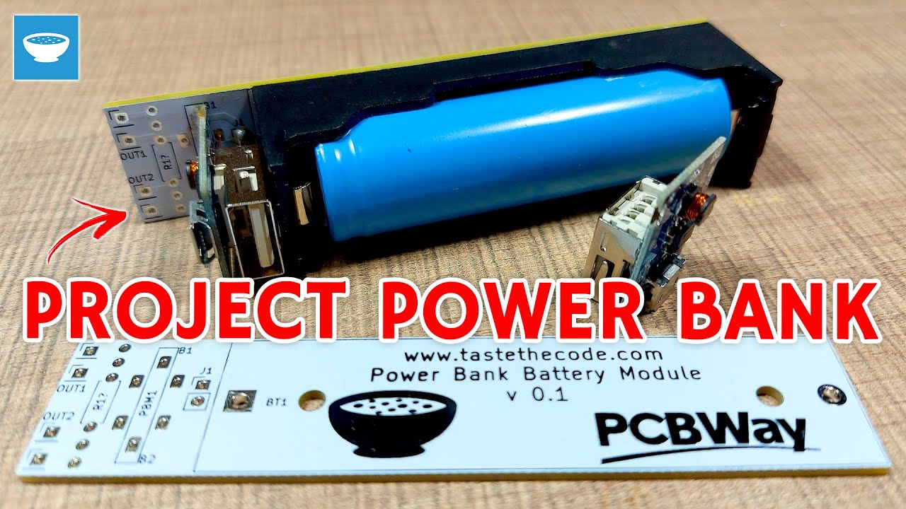 Make a handy power bank for electronics projects on a custom PCB YouTube