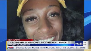 Third death in Memorial Day weekend tragedy