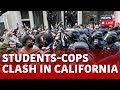 California college protest live  protests at university of southern california  news18  n18l