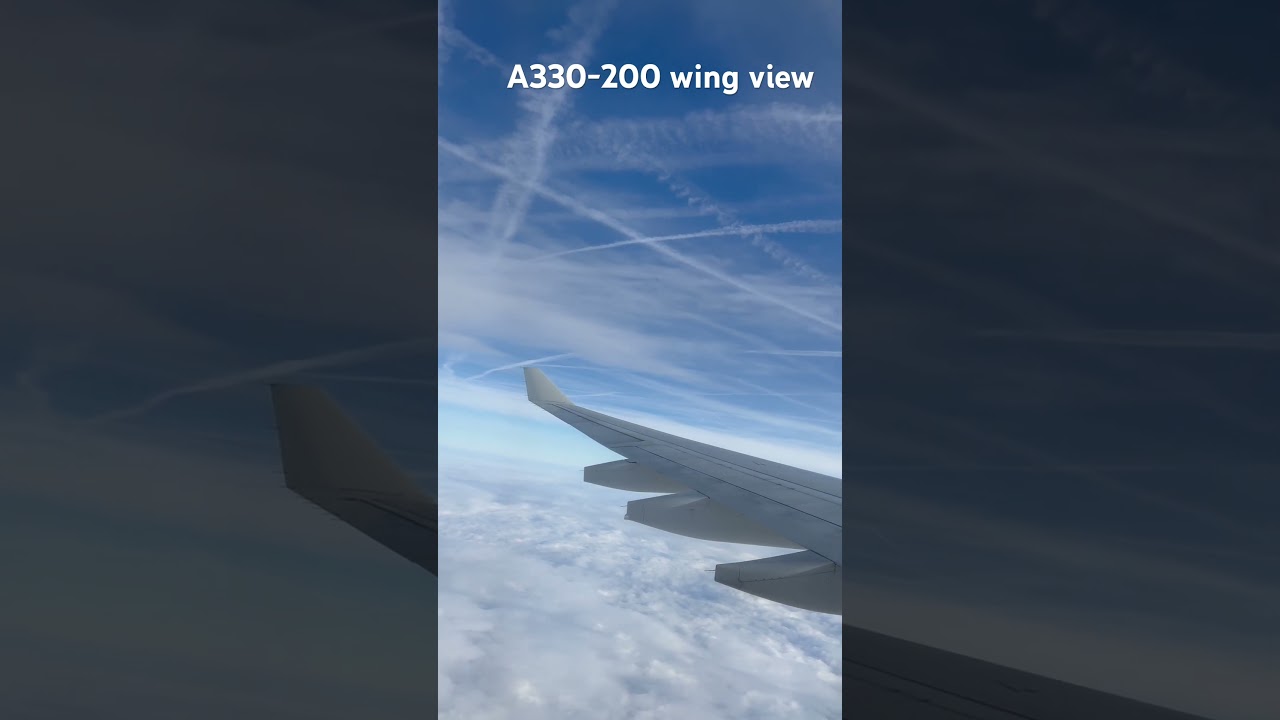 A330-200 Wing view