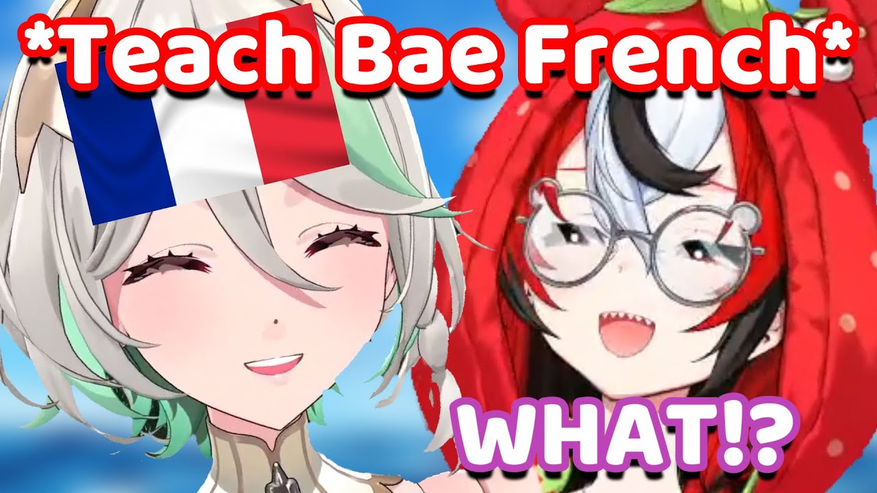 Bae Can't Stop Laughing When Cecilia Taught Her This French Word (Hololive)