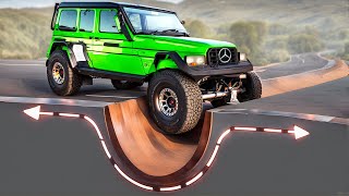 Cars vs Upside Down Speed Bumps ▶ BeamNG Drive