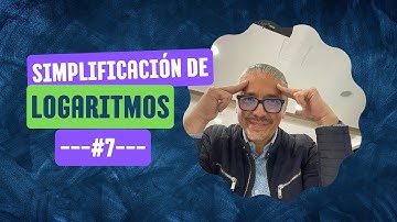 Simplificación de logaritmos 7 con #mathfelix - Prof. Félix Fernández