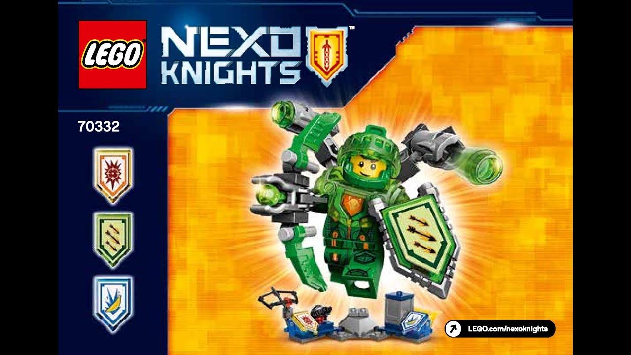 LEGO NexoKnights ULTIMATE Aaron 70332 Nexo Knights Instructions DIY