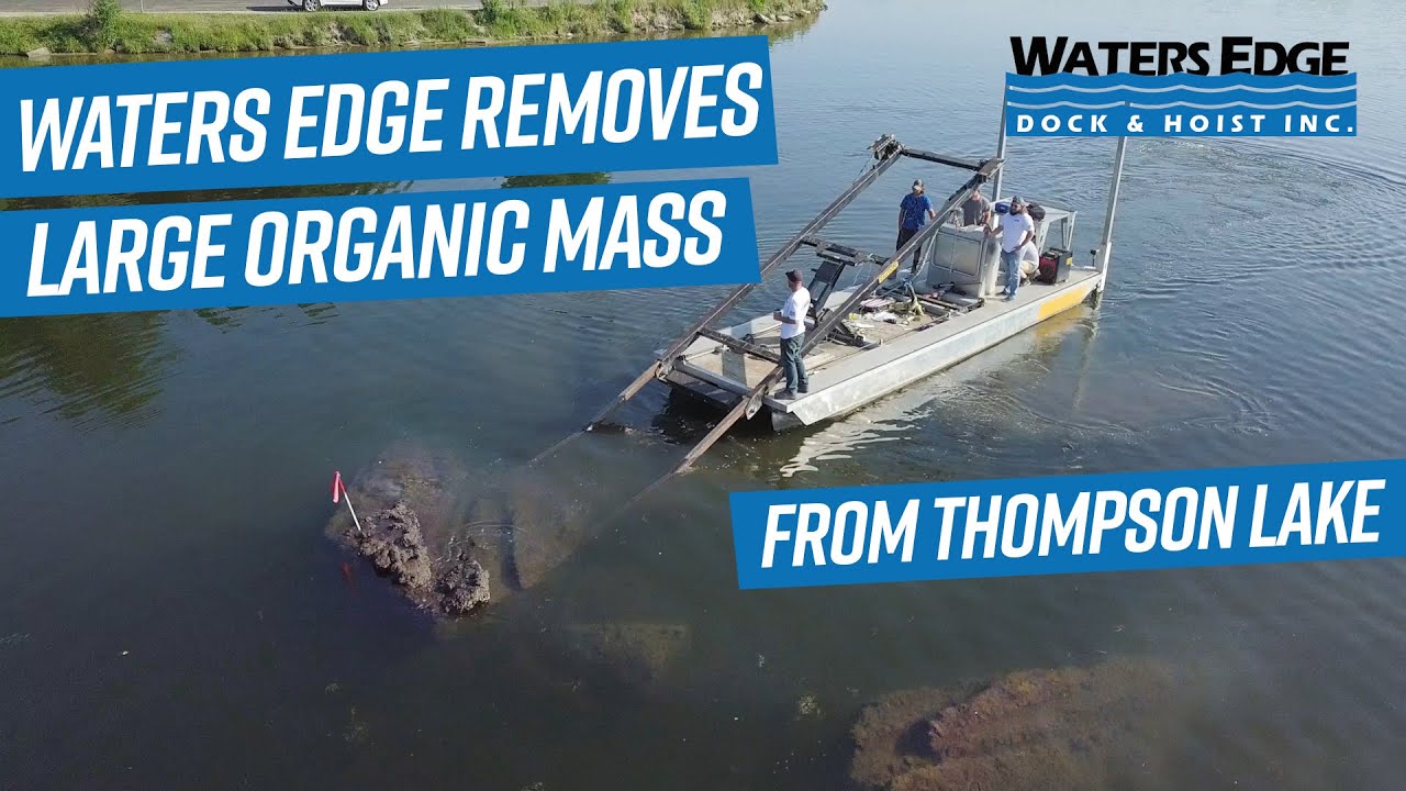 Thompson Lake BioMass Turd Removal YouTube