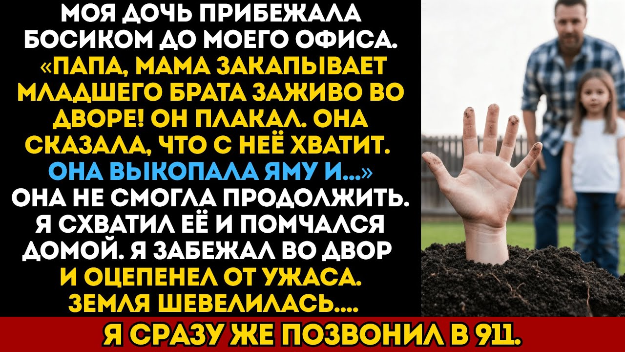 Моя шестилетняя дочь пробежала 5 миль босиком — «Папа, мама закапывает моего младшего брата заживо!»