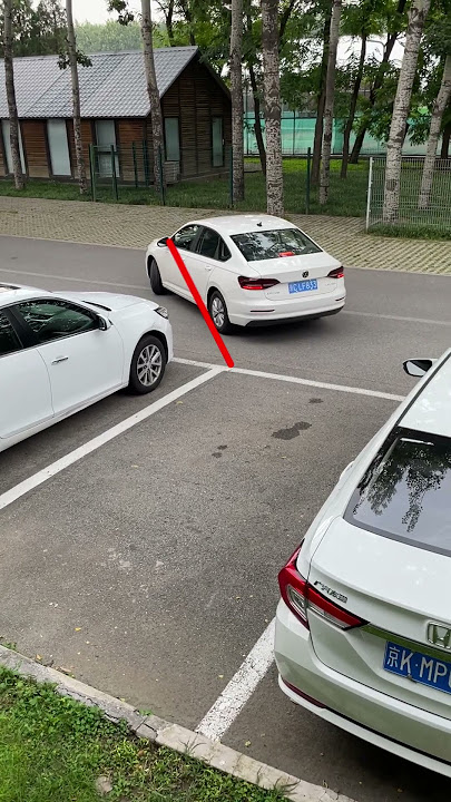 An easy way to park your car, how do you all park your cars?