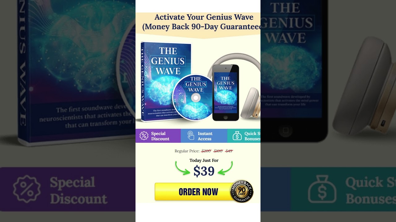 The Genius Wave Reviews Breakthrough NASA Study Reveals Brain Wave Revs Up Your Brain Power