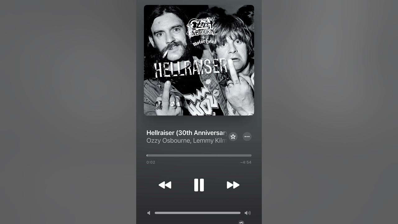 Hellraiser-Ozzy Osbourne, Lemmy Kilmister & Motörhead